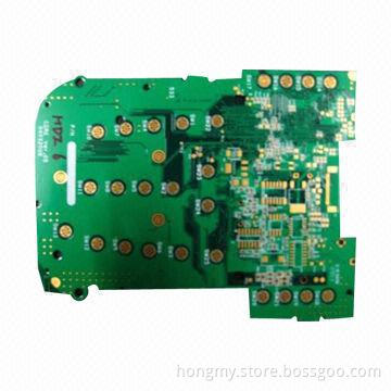 Consumer Multilayer PCB with Green Solder Mask and 2.0mm Finished Board Thickness